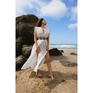 HELEN BELİ YAZMA ELBİSE