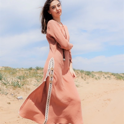 HAZEL BOHO MAKSİ DRESS