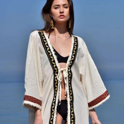 AKAT ŞİLE BEZİ KAFTAN