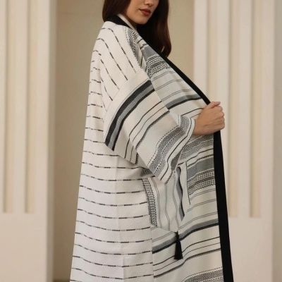 MİLAS PAMUK DOKUMA KAFTAN