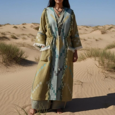 ANATOLIAN HERİTAGE KAFTAN / Yeşil Kilim