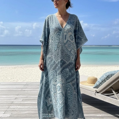 CARETTA CARETTA KAFTAN / Mavi