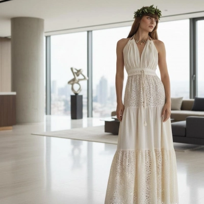 DESTAN ŞİLE BEZİ ELBİSE