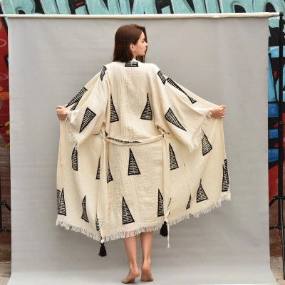 TAHTA BASKILI KAFTANLAR