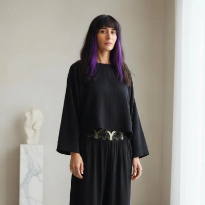 SAHRA BLUZ & PANTOLON