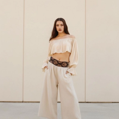 SAHRA CROP & PANTOLON TAKIM