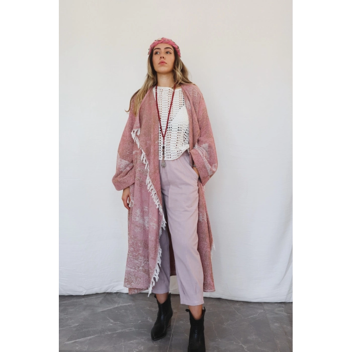 PALETTE DOKUMA KIŞ KAFTANI