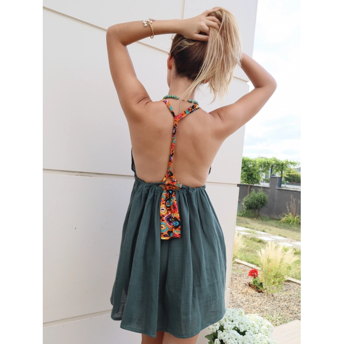 GAzelle Mini Elbise  / Yeşil