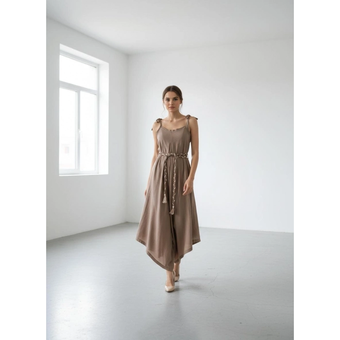 MAYA ASKISI BAĞLAMALI TULUM / Bej