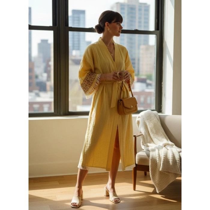 SMELLS LIKE ANATOLİA KAFTAN /sarı