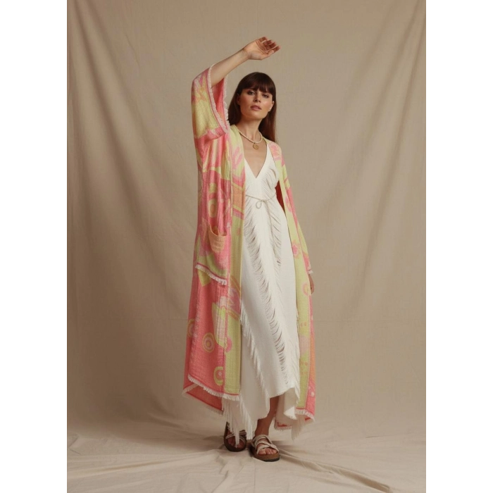 UTOPIA KAFTAN / Sarı & Pembe