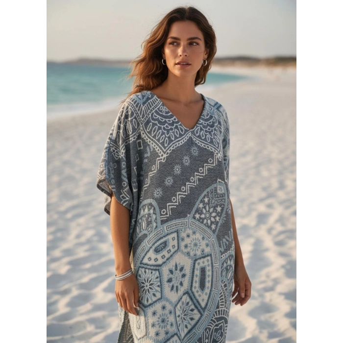 CARETTA CARETTA KAFTAN / Mavi