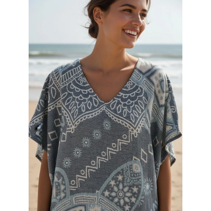 CARETTA CARETTA KAFTAN / Mavi