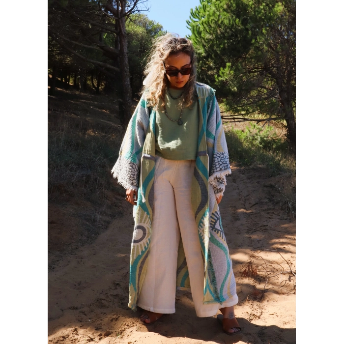 ANATOLIAN HERİTAGE KAFTAN / Yeşil Göz