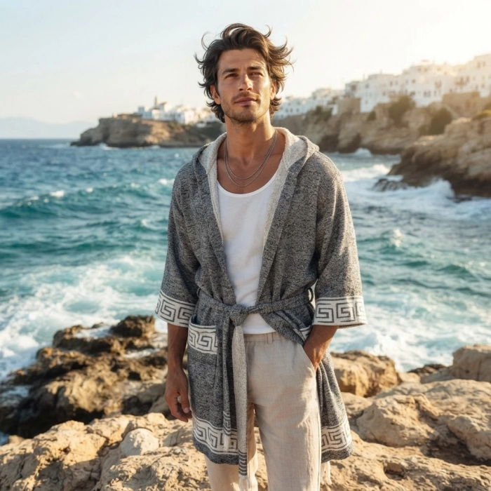 ANTANDROS PAMUK BOHEM ERKEK KİMONO
