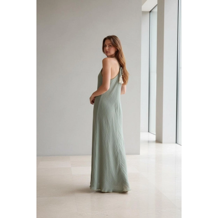 DUYGU MAKSİ ELBİSE / Çağla