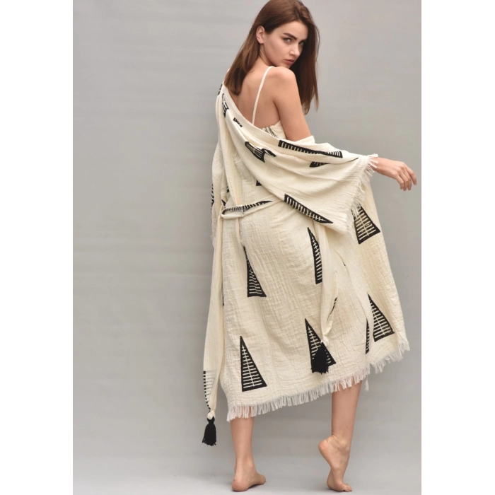 TAHTA BASKILI KAFTANLAR