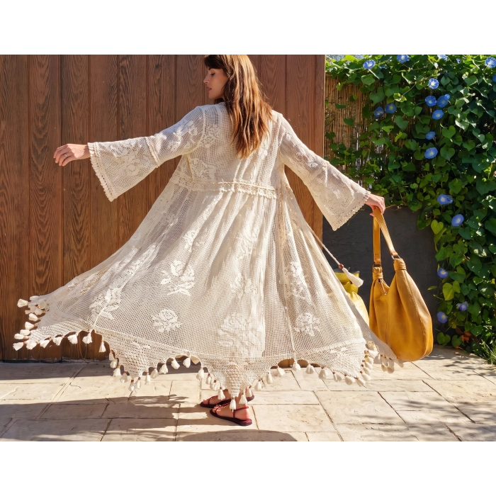RHAPSODY PAMUK FİLE KAFTAN