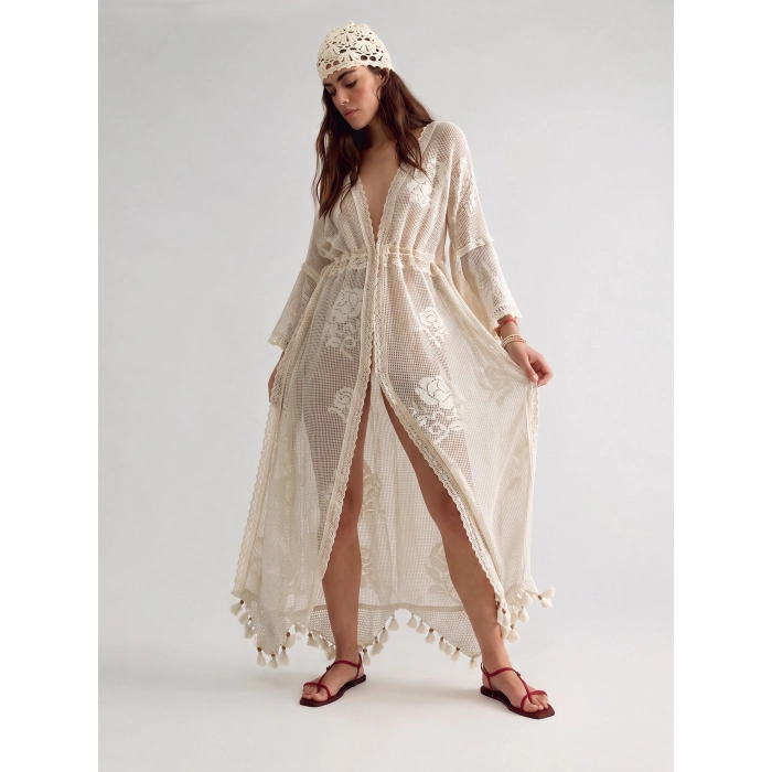 RHAPSODY PAMUK FİLE KAFTAN