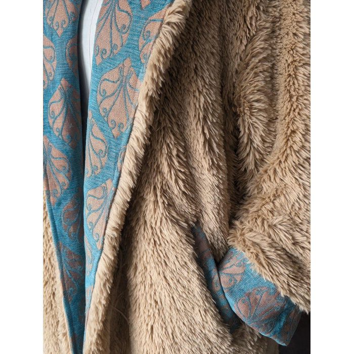 ŞAHMERAN OVERSIZE SUNİ KÜRK / camel