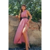 AZİZE BOHEM STİL MÜSLİN ELBİSE / Vintage Pembe