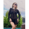 ÖRME TRİKO FİLE MİNİ ELBİSE
