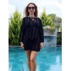 ÖRME TRİKO FİLE MİNİ ELBİSE