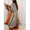 MUSE ETNİK DESENLİ BOHEM KAFTAN