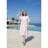 DALAMAN ŞİLE BEZİ ELBİSE / pembe