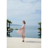 DALAMAN ŞİLE BEZİ ELBİSE / pembe