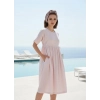 DALAMAN ŞİLE BEZİ ELBİSE / pembe