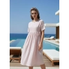 DALAMAN ŞİLE BEZİ ELBİSE / pembe