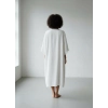 SWAN SALAŞ MÜSLİN KAFTAN / beyaz