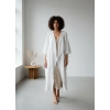 SWAN SALAŞ MÜSLİN KAFTAN / beyaz
