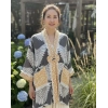 LAKLAKHAN JAKAR DOKUMA MÜSLİN KAFTAN HIRKA