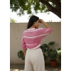 MUMBAI MÜSLİN CROP & PANTOLON TAKIM / Fuşya