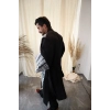 TRIBAL BORDÜR DETAYLI BOHEM MÜSLİN KAFTAN