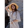 AKANA PAMUK ŞİLE BEZİ DANTELLİ BOHO KAFTAN