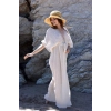 AKANA PAMUK ŞİLE BEZİ DANTELLİ BOHO KAFTAN