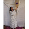 DUMAN 6 KAT MÜSLİN BOHEM KAFTAN / Gri