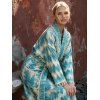 DUMAN 6 KAT MÜSLİN BOHEM KAFTAN /Turkuaz