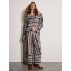 ETNİK DESENLİ TRİKO PANTOLON & BLUZ TAKIM