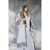 HAYAT AĞACI TAHTA BASKILI DOKUMA KAFTAN / Naturel
