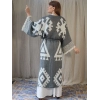 ANATOLIAN HERITAGE JAKAR DOKUMA MUSLİN KAFTAN