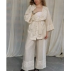 KUTAY KETEN KİMONO & PANTOLON TAKIN