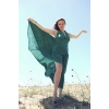EVA KATLI SIRTI AÇIK MUSLİN BOHO ELBİSE