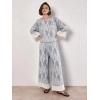 LAPİS JAKAR DESENLİ TRİKO PANTOLON & BLUZ TAKIM