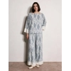 LAPİS JAKAR DESENLİ TRİKO PANTOLON & BLUZ TAKIM