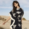 MUKARNAS ETNİK DESENLİ VİSKON KAFTAN ELBİSE