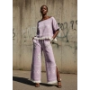 NOMADİC BOHEM STİL PAMUK BLUZ PANTOLON TAKIM